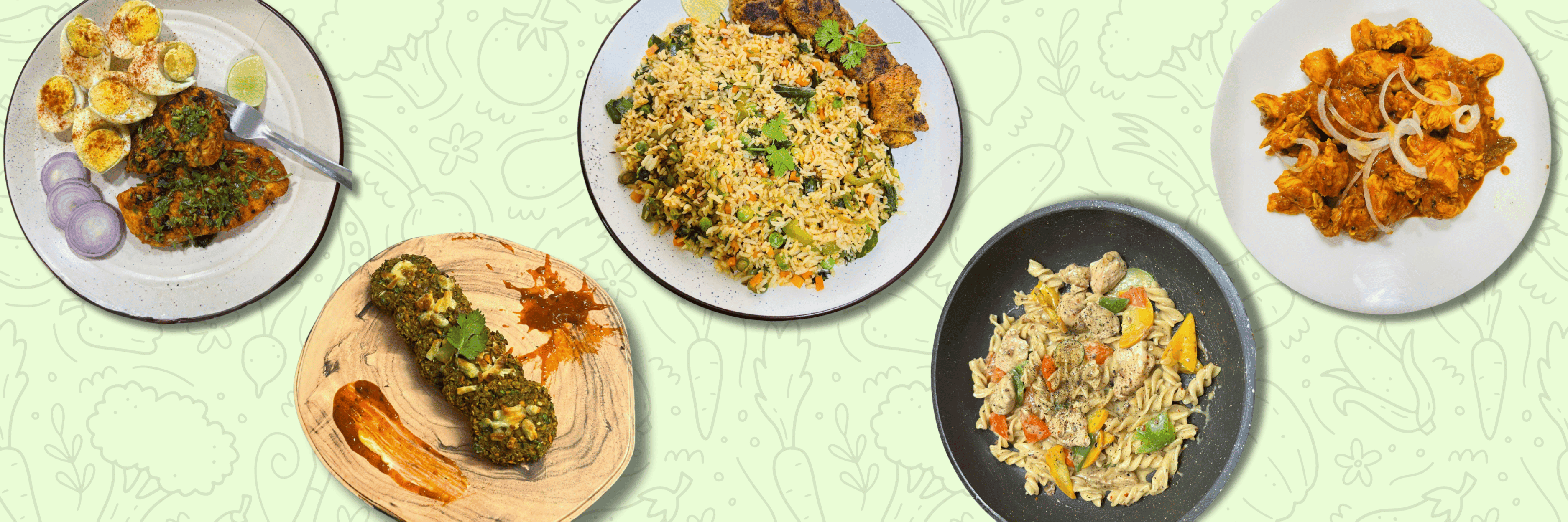 Plated DietSculpt dishes served fresh